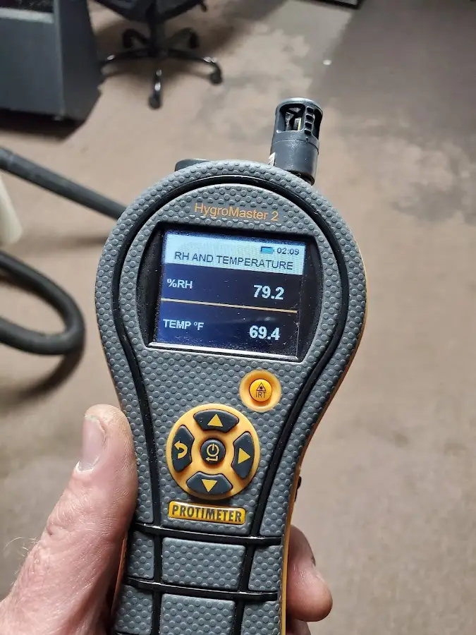 Moisture meter humidity assessment for Fire & Smoke Damage Restoration in Flowood